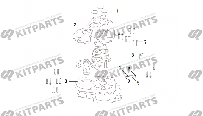 КОРПУС В СБОРЕ Haval