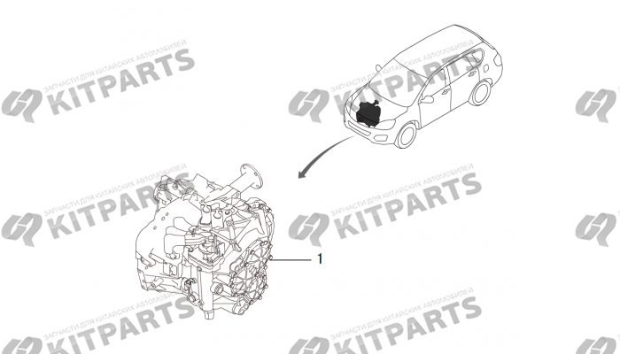 КОРОБКА ПЕРЕДАЧ Haval H6