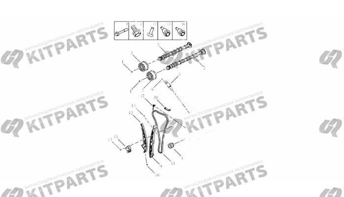 Распредвалы, цепь [JLE-4G18TD-B06] Geely