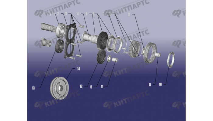 Задняя передача Chery Fora (A21)