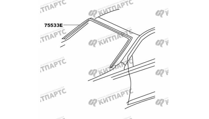 Молдинг лобового стекла FAW Vita