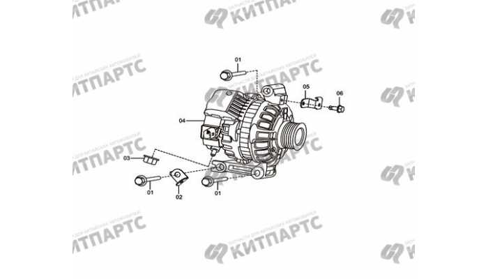 Генератор FAW Besturn X80