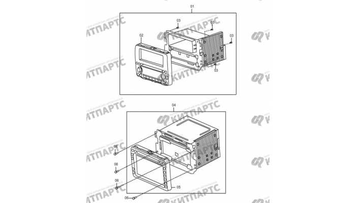 CD player и DVD навигация FAW Oley