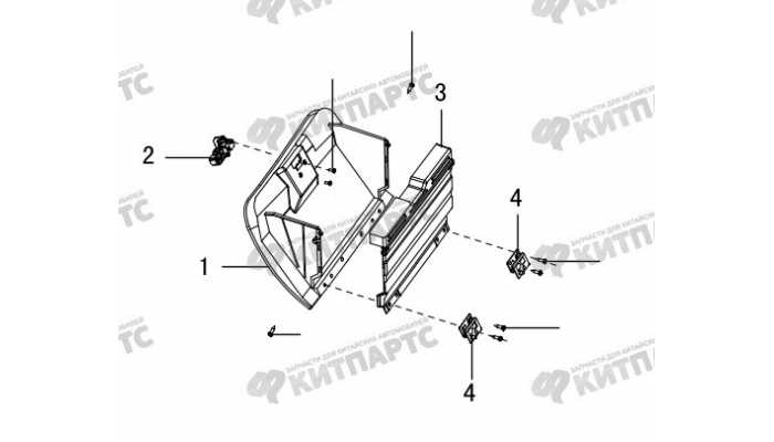 Вещевой ящик панели приборов Great Wall Hover H5