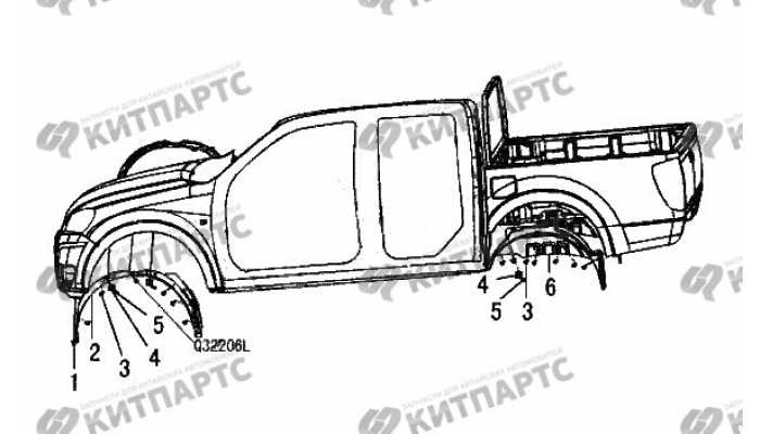 Локер колеса Great Wall Wingle 3